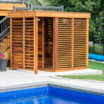 Outdoor Sauna by Pool