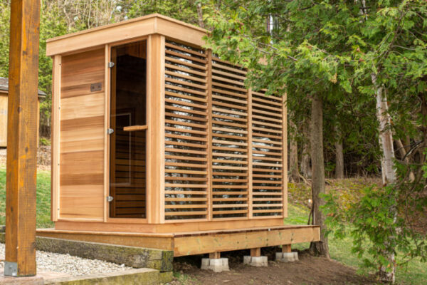 Outdoor Sauna on Platform