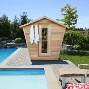 Sauna By Pool